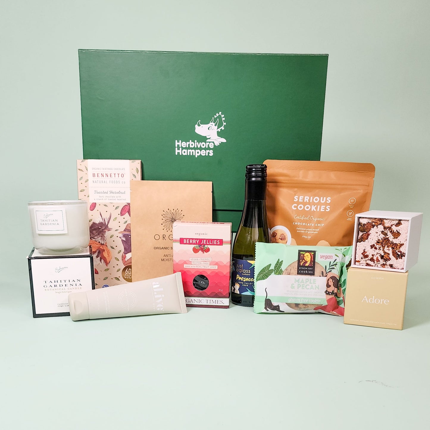self indulgent hamper items
