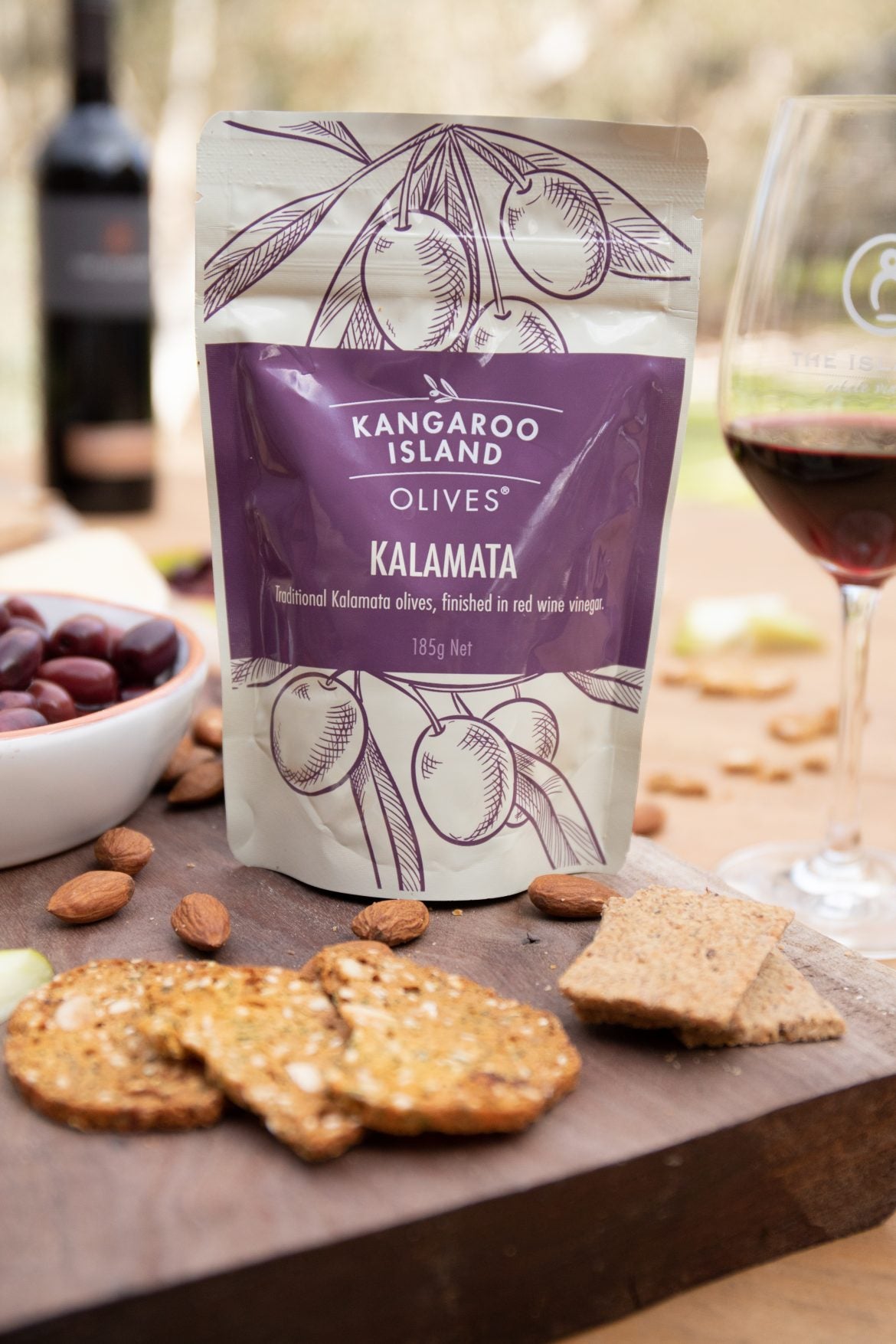 Kangaroo Island Whole Kalamata Olives 185g
