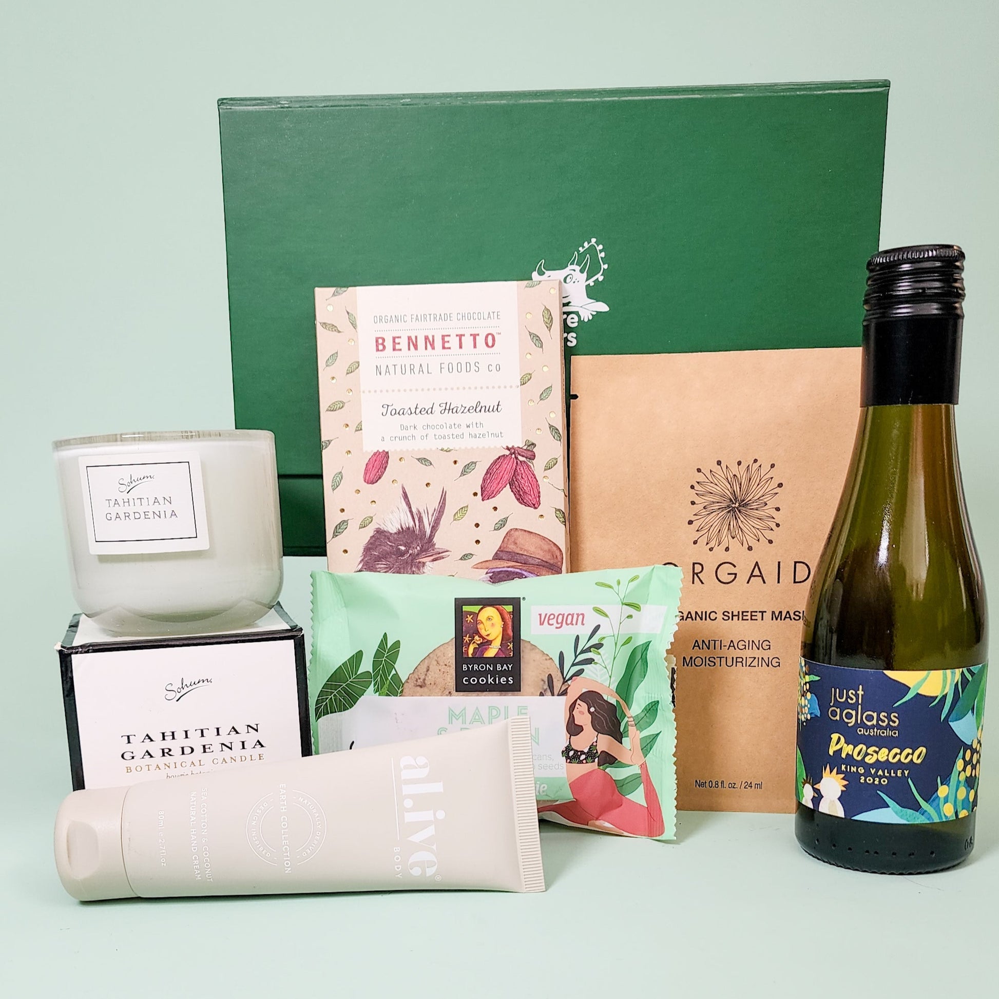 Self indulgent hamper items